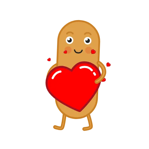 🥰 Стикер «Питерская Булка» для Telegram