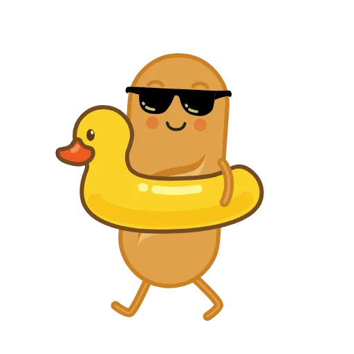 😎 Стикер «Питерская Булка» для Telegram