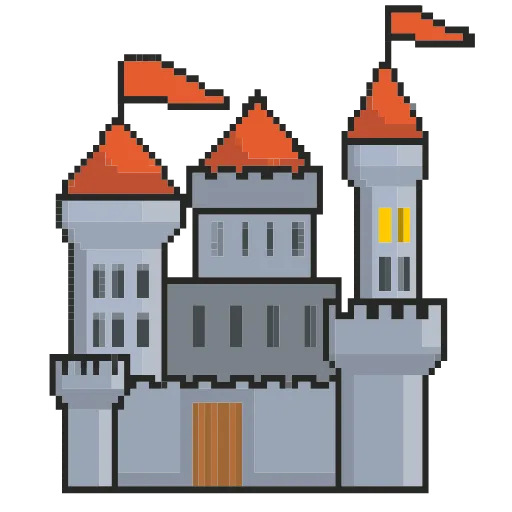 🏰 Эмодзи «Pixel» для Telegram