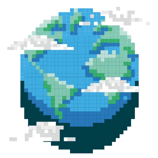 🌍 Эмодзи «Pixel» для Telegram