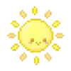 ☀️ Эмодзи «Pixel Cute» для Telegram