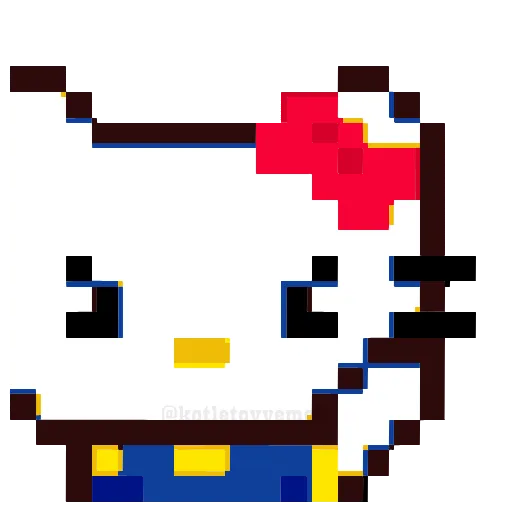 😺 Эмодзи «🥳 pixel nyash - пиксельные милаши» для Telegram