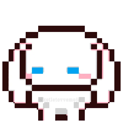 😞 Эмодзи «🥳 pixel nyash - пиксельные милаши» для Telegram
