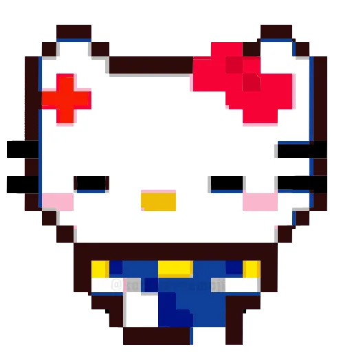 😤 Эмодзи «🥳 pixel nyash - пиксельные милаши» для Telegram