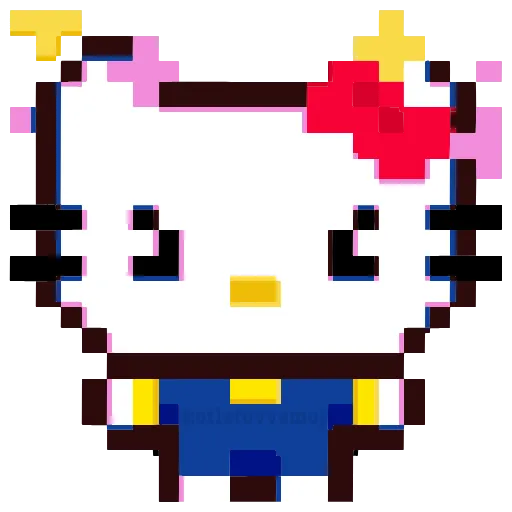 🤩 Эмодзи «🥳 pixel nyash - пиксельные милаши» для Telegram