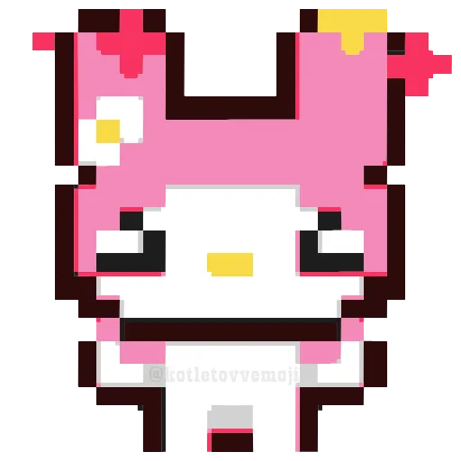 🥳 Эмодзи «🥳 pixel nyash - пиксельные милаши» для Telegram