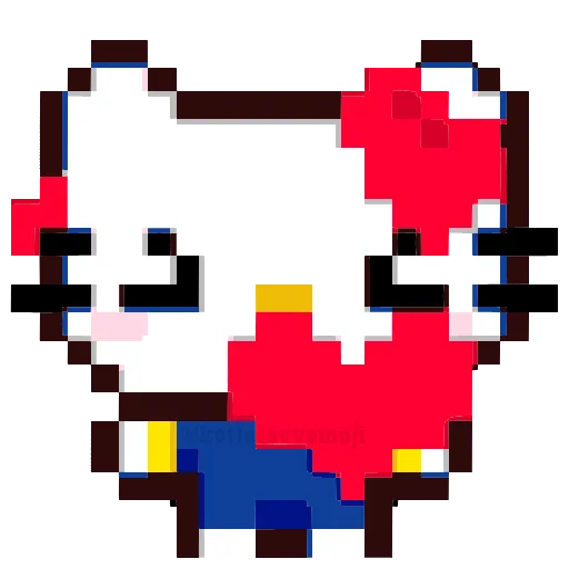 😍 Эмодзи «🥳 pixel nyash - пиксельные милаши» для Telegram