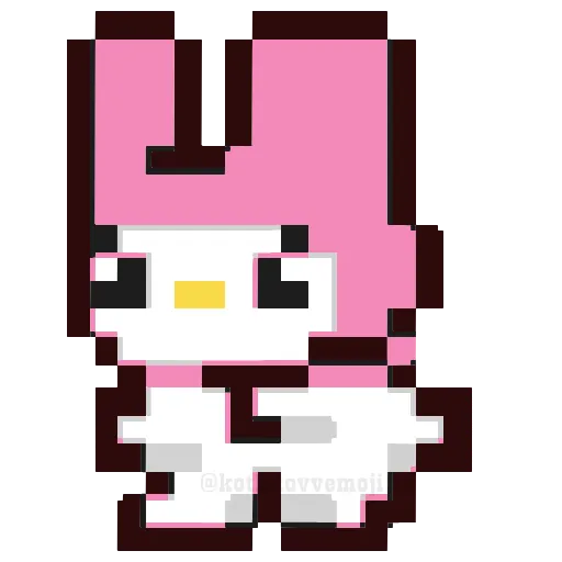 Стикерпак 🥳 pixel nyash - пиксельные милаши для Telegram