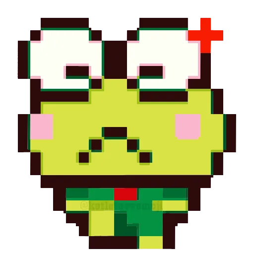 🐸 Эмодзи «🥳 pixel nyash - пиксельные милаши» для Telegram