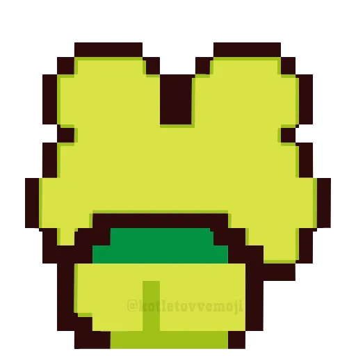 🍑 Эмодзи «🥳 pixel nyash - пиксельные милаши» для Telegram