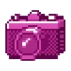 📷 Эмодзи «pixel pink&violet» для Telegram