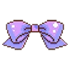 🎀 Эмодзи «pixel pink&violet» для Telegram