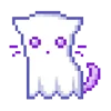 👻 Эмодзи «pixel pink&violet» для Telegram