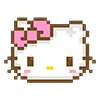 🐱 Эмодзи «pixel pink&violet» для Telegram