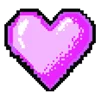💜 Эмодзи «pixel pink&violet» для Telegram