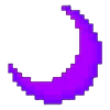 🌙 Эмодзи «pixel pink&violet» для Telegram