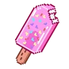 🍨 Эмодзи «pixel pink&violet» для Telegram