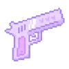 🔫 Эмодзи «pixel pink&violet» для Telegram