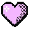 💜 Эмодзи «pixel pink&violet» для Telegram