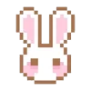 🐰 Эмодзи «pixel pink&violet» для Telegram