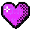 💜 Эмодзи «pixel pink&violet» для Telegram