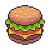 🍔 Эмодзи «Pixel Random» для Telegram
