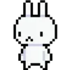 🐰 Эмодзи «чб pixel #forgirls #pixel #color» для Telegram