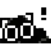 🐈‍⬛️ Эмодзи «чб pixel #forgirls #pixel #color» для Telegram