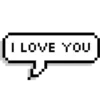 💭 Эмодзи «чб pixel #forgirls #pixel #color» для Telegram
