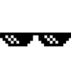 🕶 Эмодзи «чб pixel #forgirls #pixel #color» для Telegram