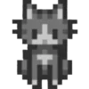 🐱 Эмодзи «чб pixel #forgirls #pixel #color» для Telegram