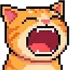 😫 Эмодзи «Pixel Cat» для Telegram