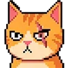 👺 Эмодзи «Pixel Cat» для Telegram