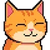 😌 Эмодзи «Pixel Cat» для Telegram
