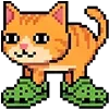 🩴 Эмодзи «Pixel Cat» для Telegram