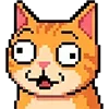 😯 Эмодзи «Pixel Cat» для Telegram