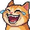 😂 Эмодзи «Pixel Cat» для Telegram