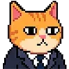🤵 Эмодзи «Pixel Cat» для Telegram