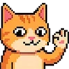 👌 Эмодзи «Pixel Cat» для Telegram