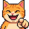 🤣 Эмодзи «Pixel Cat» для Telegram