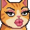 👄 Эмодзи «Pixel Cat» для Telegram