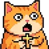 😳 Эмодзи «Pixel Cat» для Telegram