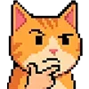 Эмодзи Pixel Cat для Telegram — скачать