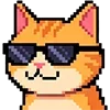 😎 Эмодзи «Pixel Cat» для Telegram