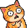 😲 Эмодзи «Pixel Cat» для Telegram