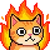 😶 Эмодзи «Pixel Cat» для Telegram