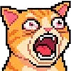 😨 Эмодзи «Pixel Cat» для Telegram