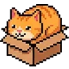 📦 Эмодзи «Pixel Cat» для Telegram