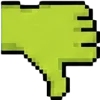 👎 Эмодзи «meme pixel frog» для Telegram