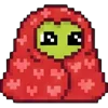 ❤️ Эмодзи «meme pixel frog» для Telegram